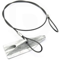 TL-808 con cable de 8 mm de zinc-aluminio prensado sobre un ancla TL-A5